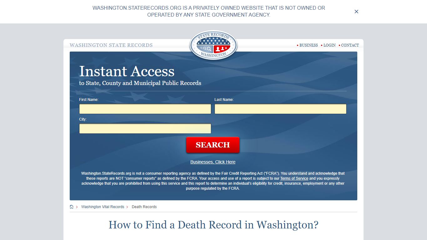 How to Find a Death Record in Washington? - State Records